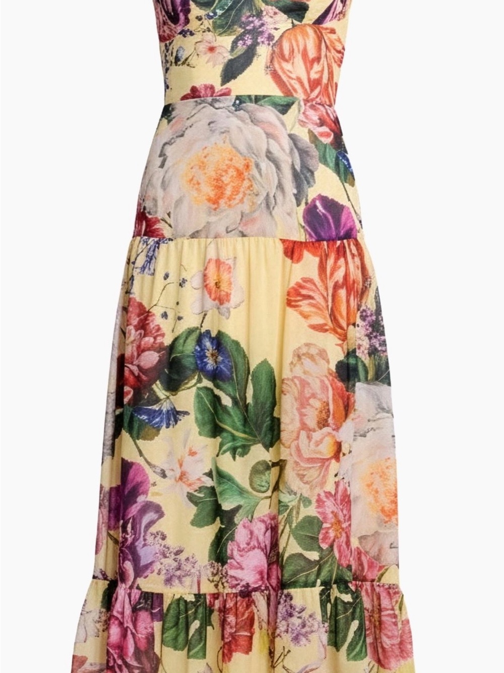 Dress The Population
Prescott Floral Strapless Midi-Dress Size S